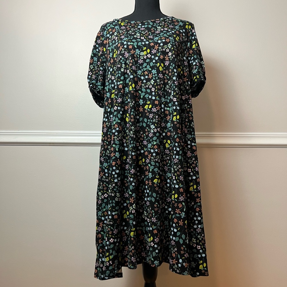 Ann Taylor Loft Floral Shift Dress size XL